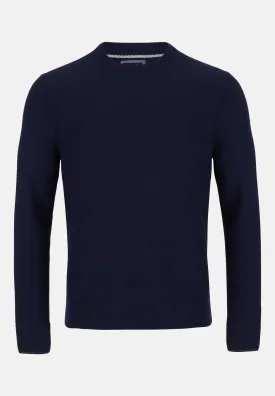 6th Sense Embassy Crew Neck Sweater O# - Maritime Blue