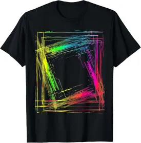 Abstract Colorful Art Motif Abstract T-Shirt