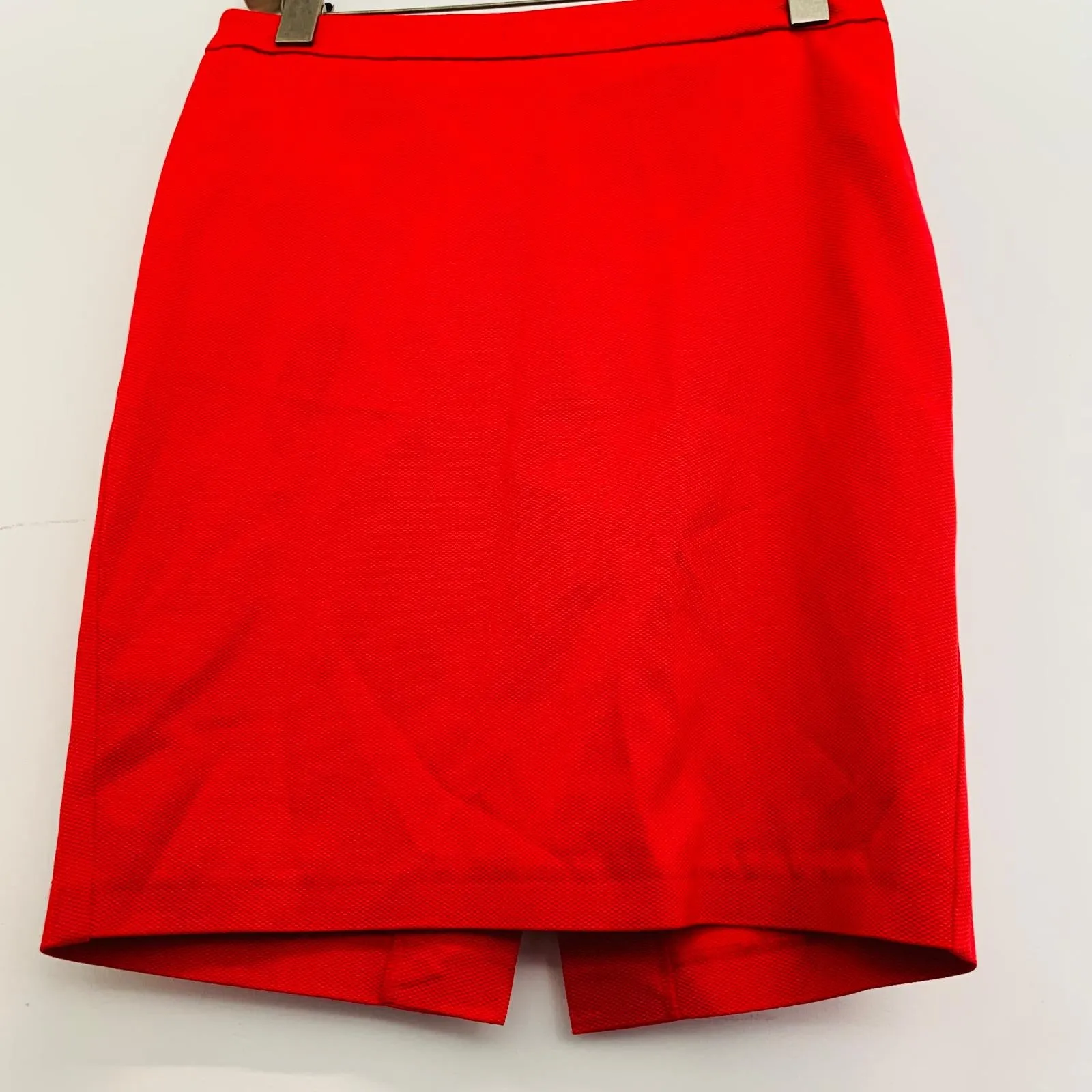 ADL Ladies Red Light Textured Skirt A-Line Knee Length Size UK S NEW