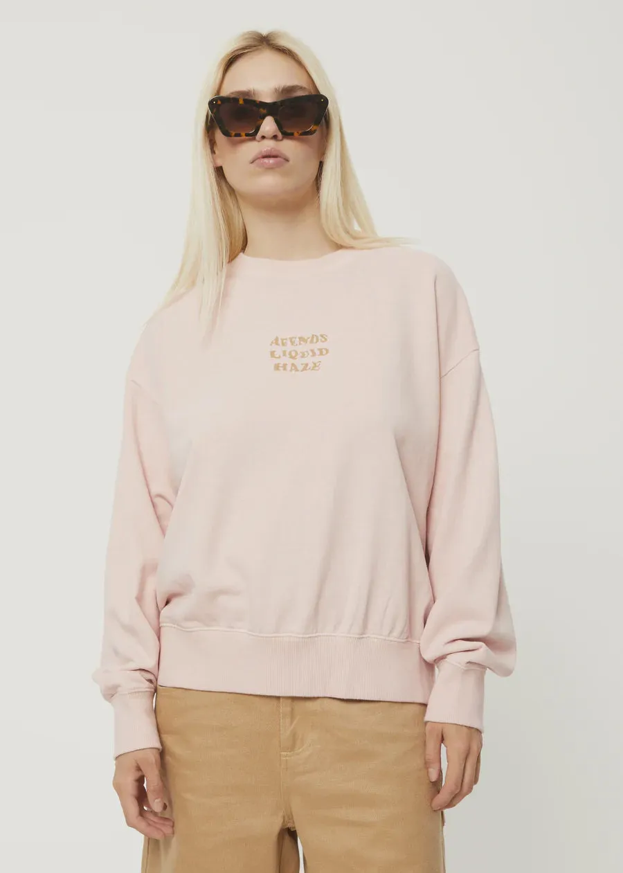 Afends Daze Hemp Crew Neck Jumper - Lotus