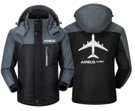 AIRBUS A380 WINTER COAT - WATER-RESISTANT, HEAVY SNOW PROTECTION, UNIQUE DESIGN, SLIM FIT