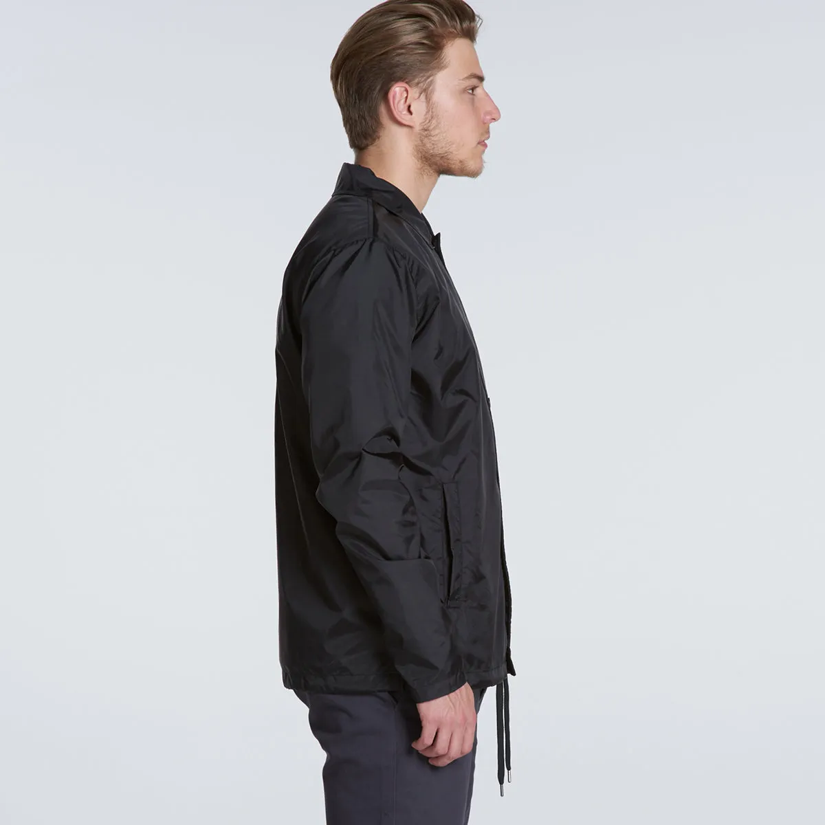 AS Colour Men's Black Coach Jacket