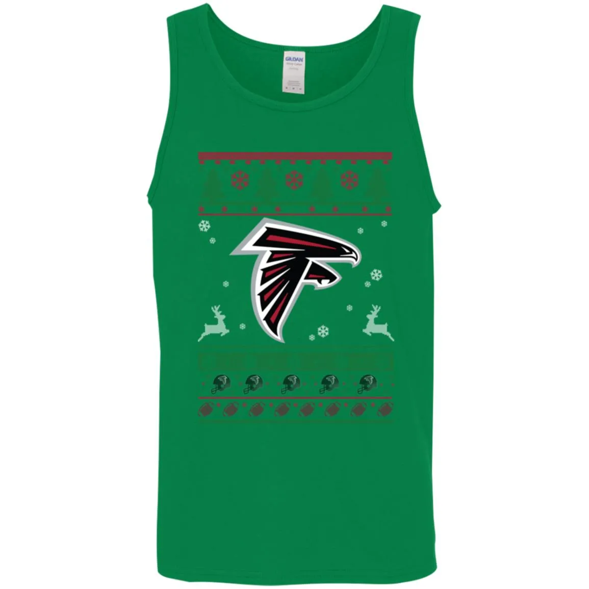 Atlanta Falcons Logo Football Teams Ugly Christmas Sweater Men Tank Top