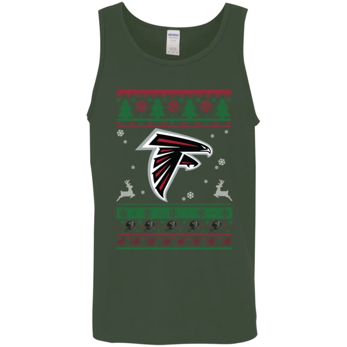Atlanta Falcons Logo Football Teams Ugly Christmas Sweater Men Tank Top