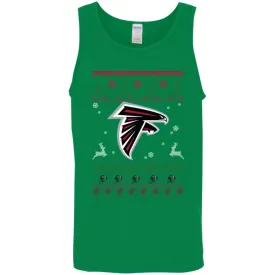 Atlanta Falcons Logo Football Teams Ugly Christmas Sweater Men Tank Top