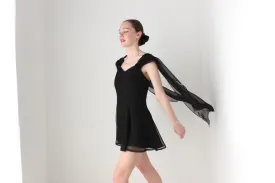 BALLETCORE Heavenly 80s Flutter Organza Cocktail Dress