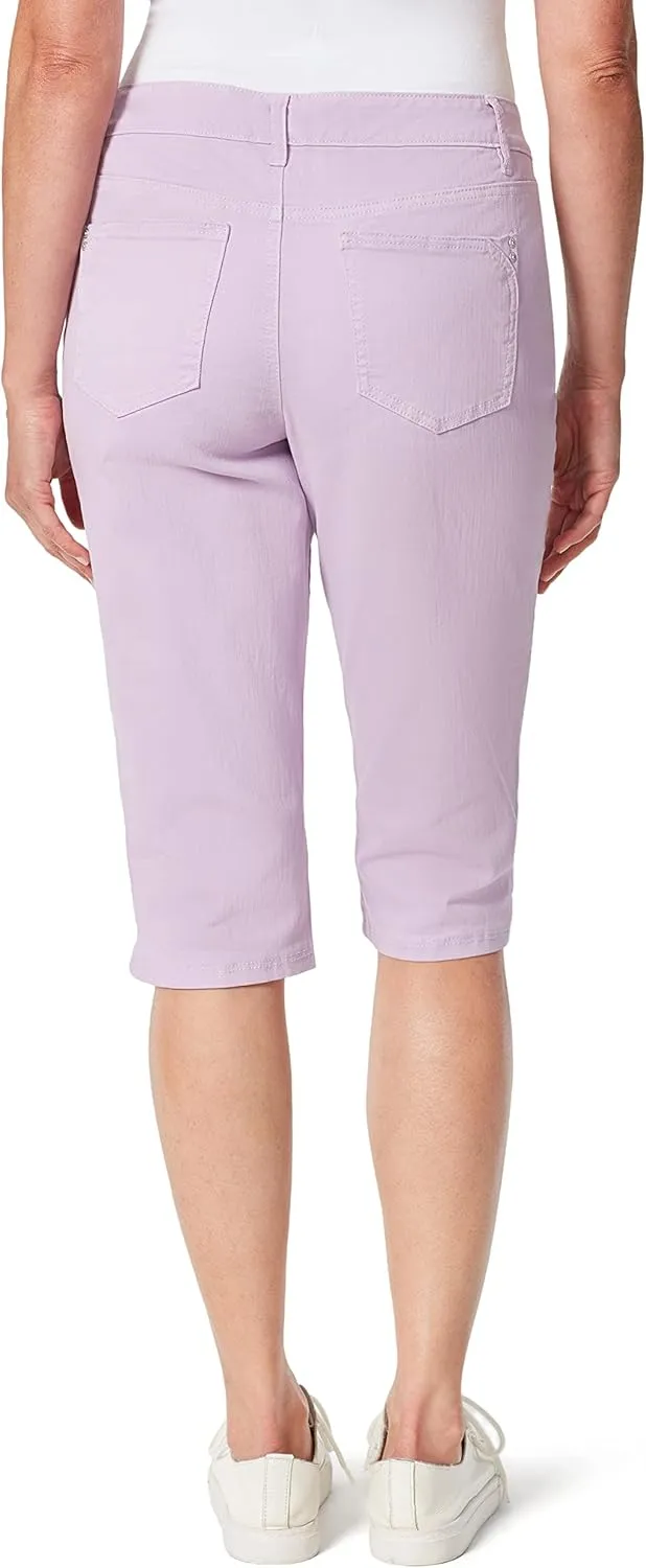 Bandolino Women's Mandie High Rise 17" Roll Cuff Skimmer Short