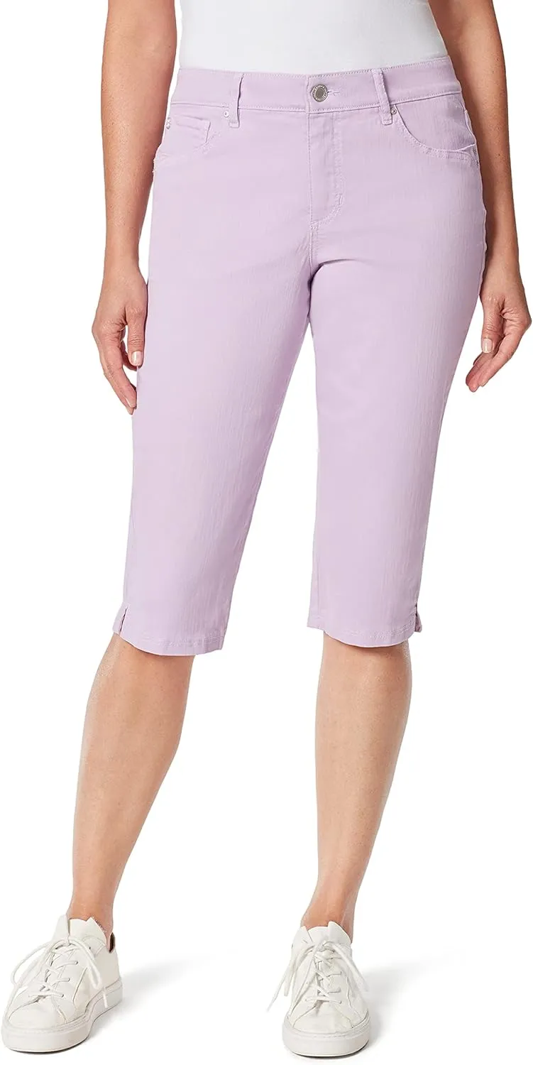 Bandolino Women's Mandie High Rise 17" Roll Cuff Skimmer Short