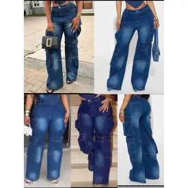 Bell-Bottoms Cargo Denim.