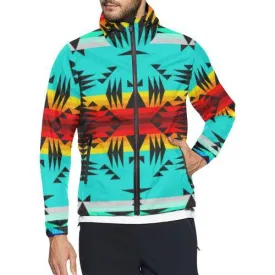 Between the Mountains Men's Windbreaker