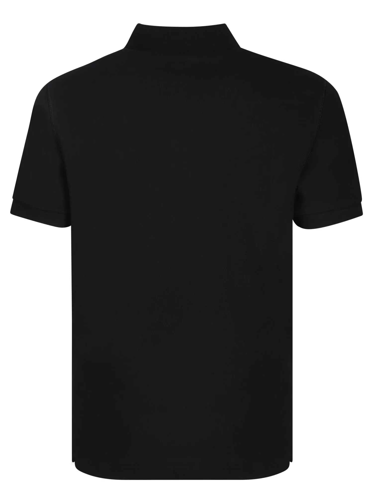 Black logo plaque piqu̬ polo