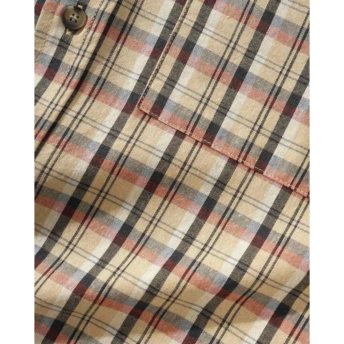 Butter Goods - Terrain Plaid L/S Shirt Sand