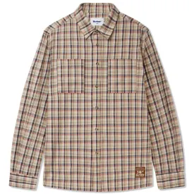 Butter Goods - Terrain Plaid L/S Shirt Sand