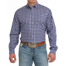 Cinch Men's Vintage Plaid Purple Shirt