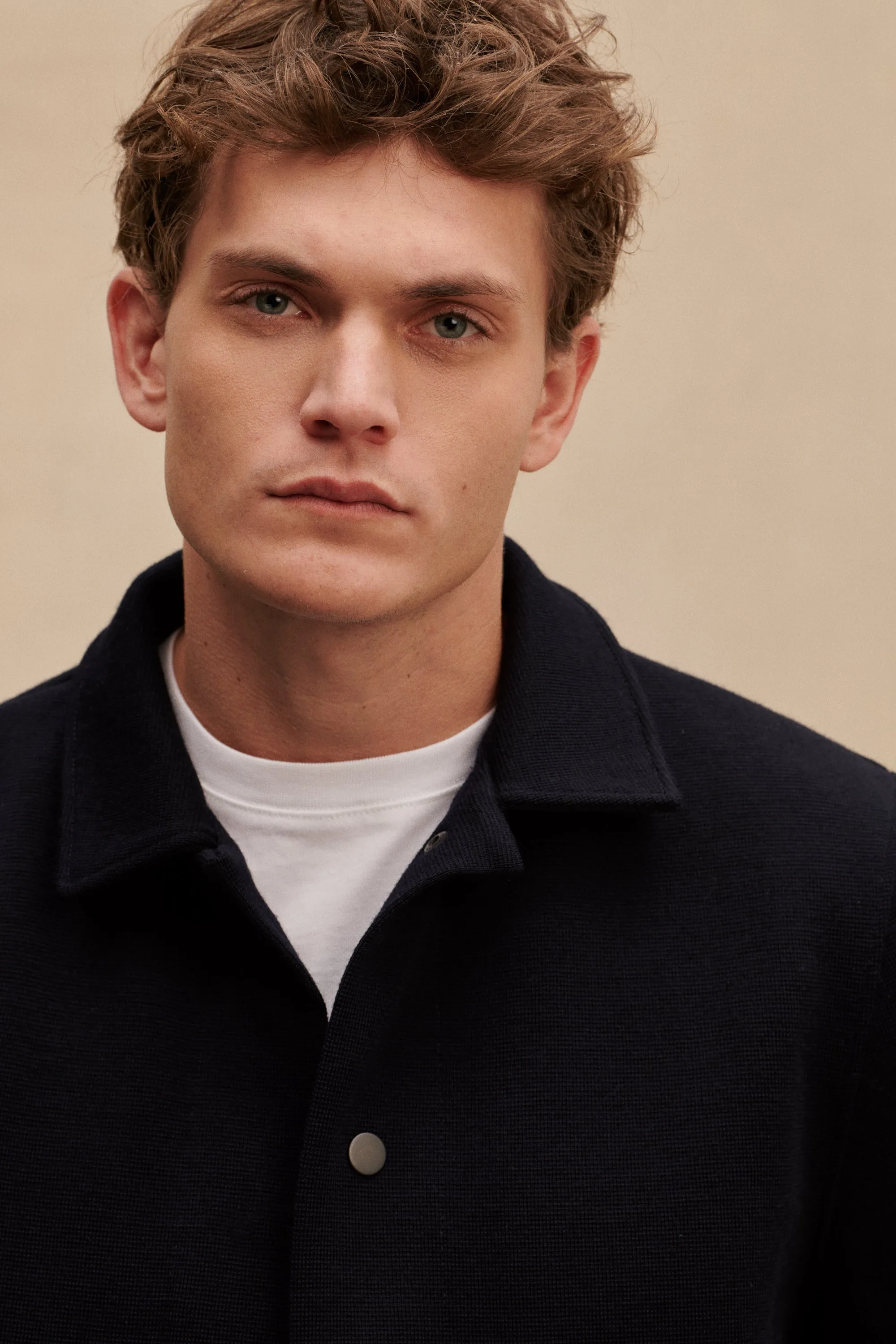 Coach jacket bleu marine pour homme