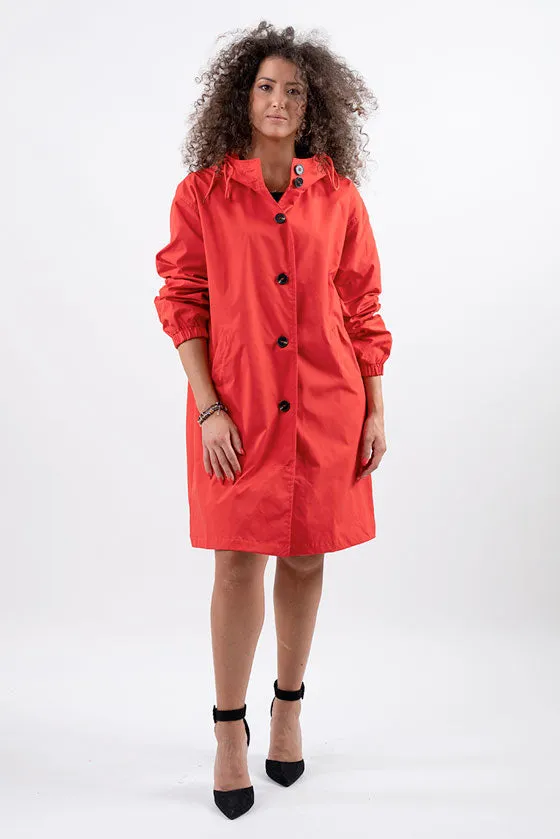 CRIMSON RED WINDBREAKER