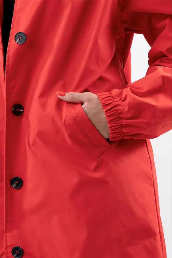 CRIMSON RED WINDBREAKER