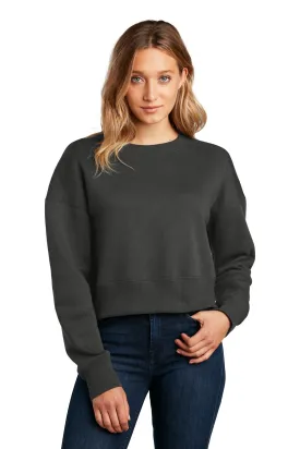 District Women's Perfect Weight  Fleece Cropped Crew