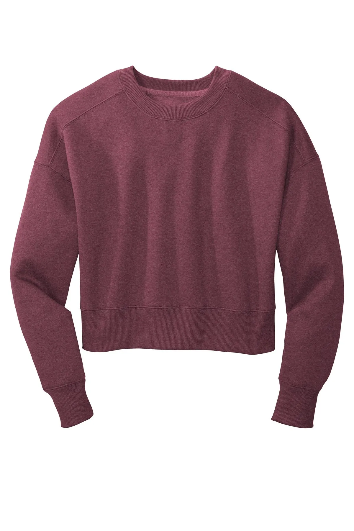 District Women's Perfect Weight  Fleece Cropped Crew