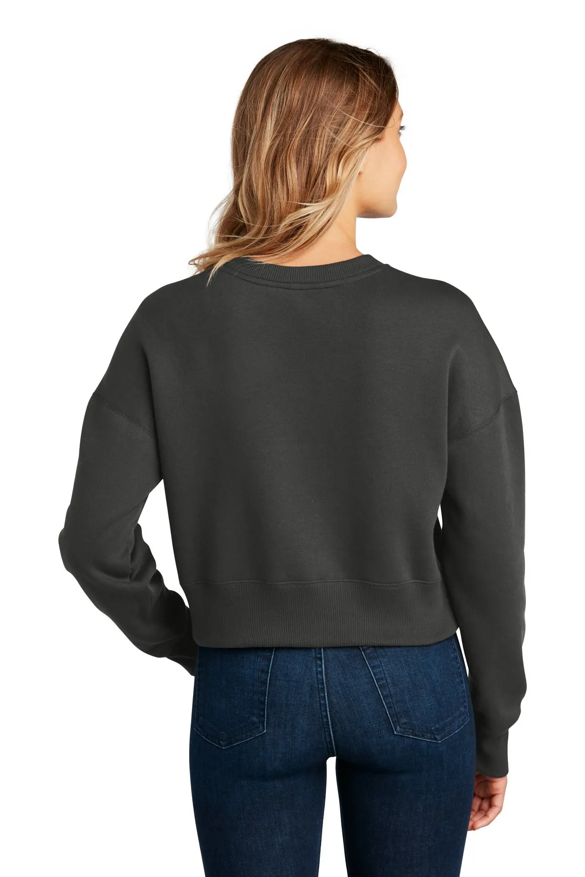 District Women's Perfect Weight  Fleece Cropped Crew