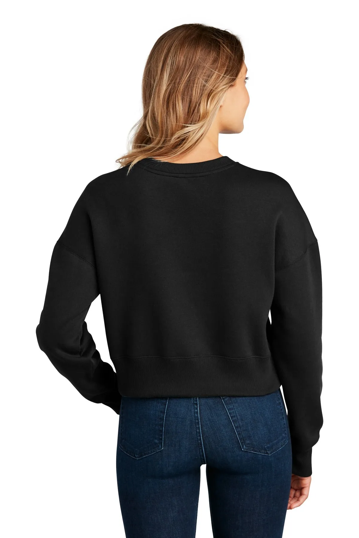 District Women's Perfect Weight  Fleece Cropped Crew