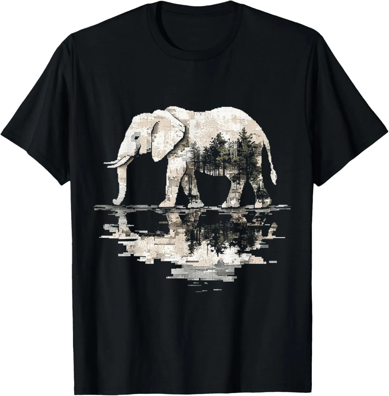 Elephant Animal Graphic Art Elephant T-Shirt