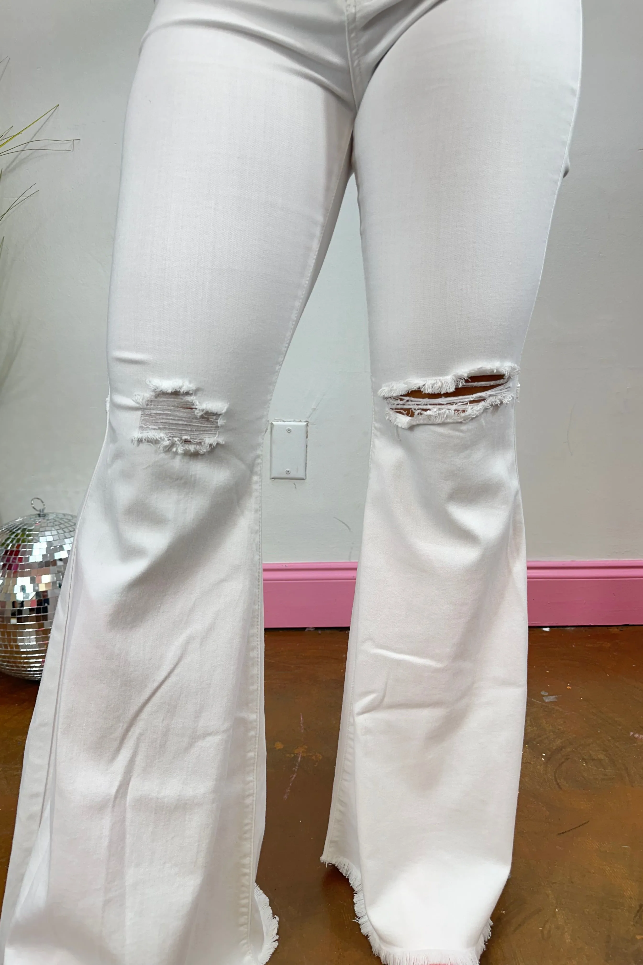 Fiona Flare White
