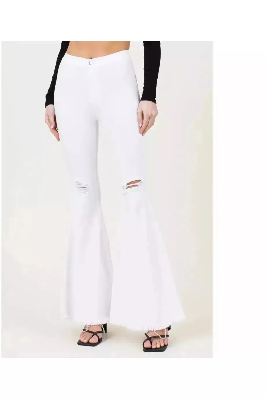 Fiona Flare White