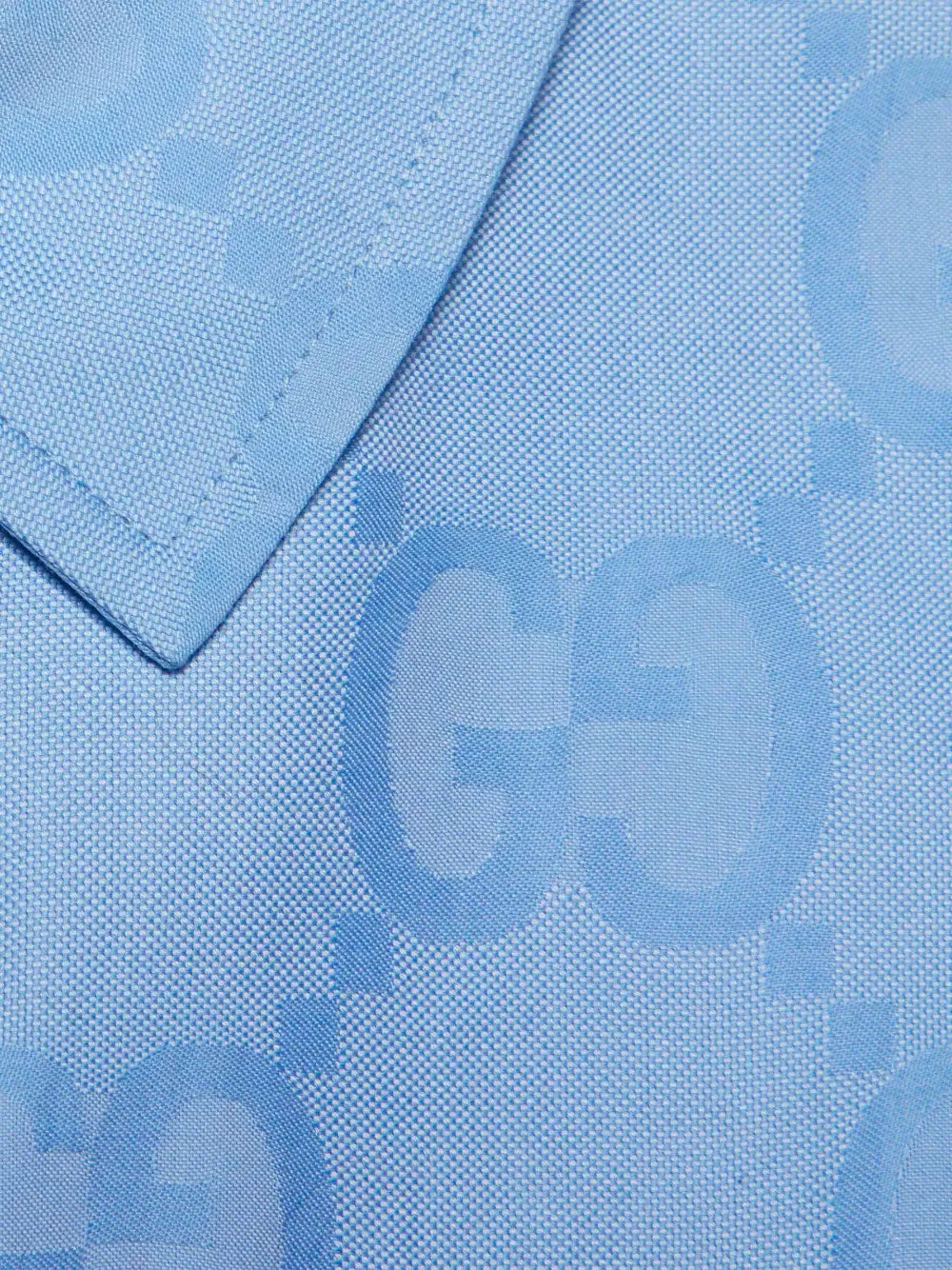 GG jumbo jacquard print shirt dress