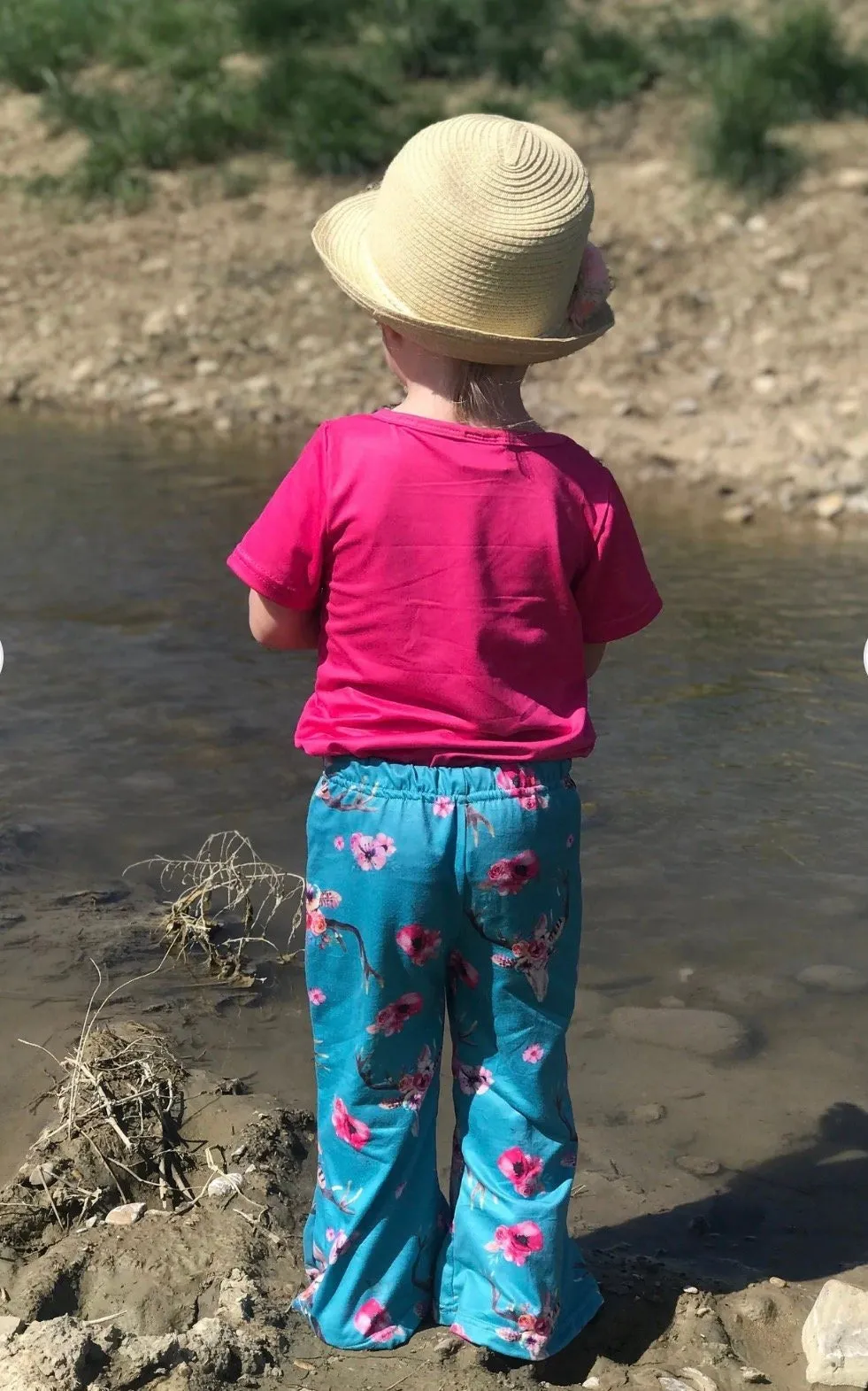 Girls Bell Bottom Pants BOHO | Steerhead, Bullhead