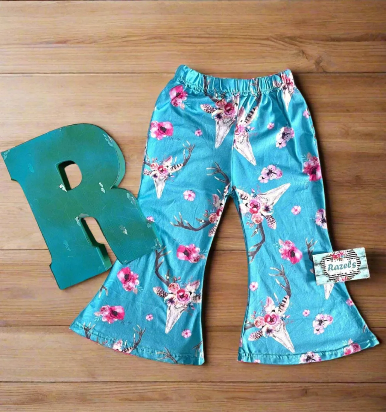Girls Bell Bottom Pants BOHO | Steerhead, Bullhead