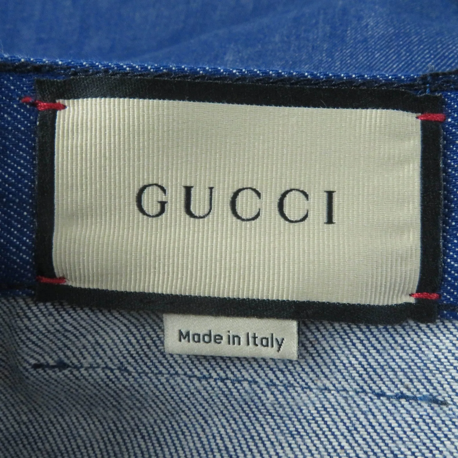 GUCCI Long skirt 665859 cotton Indigo 40