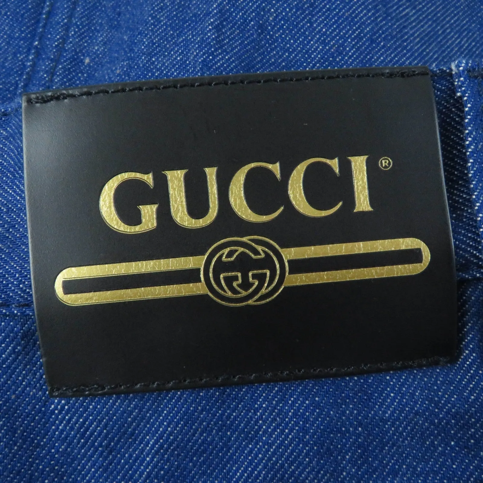 GUCCI Long skirt 665859 cotton Indigo 40