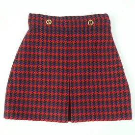 GUCCI Mini skirt 643737 wool Red type 38