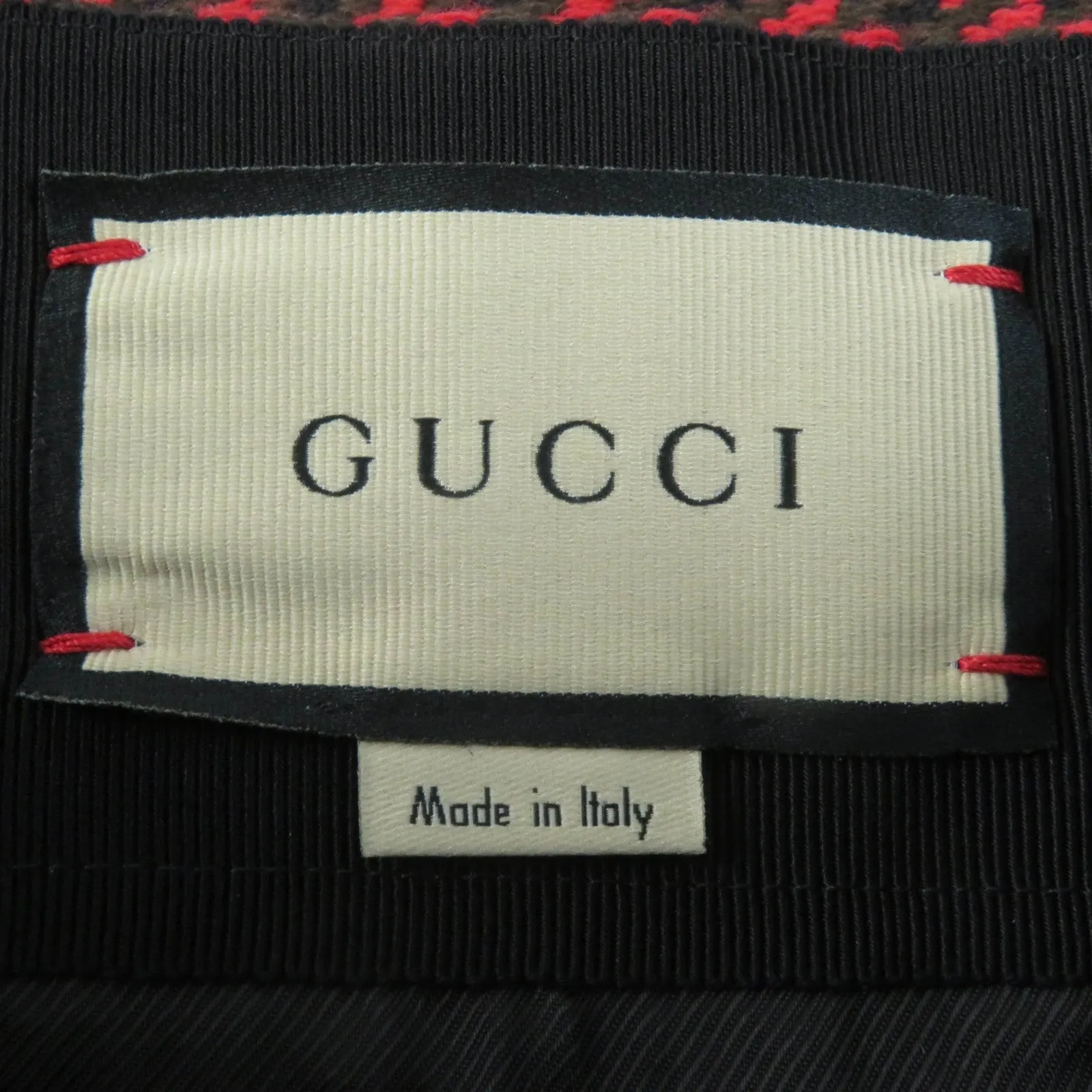 GUCCI Mini skirt 643737 wool Red type 38