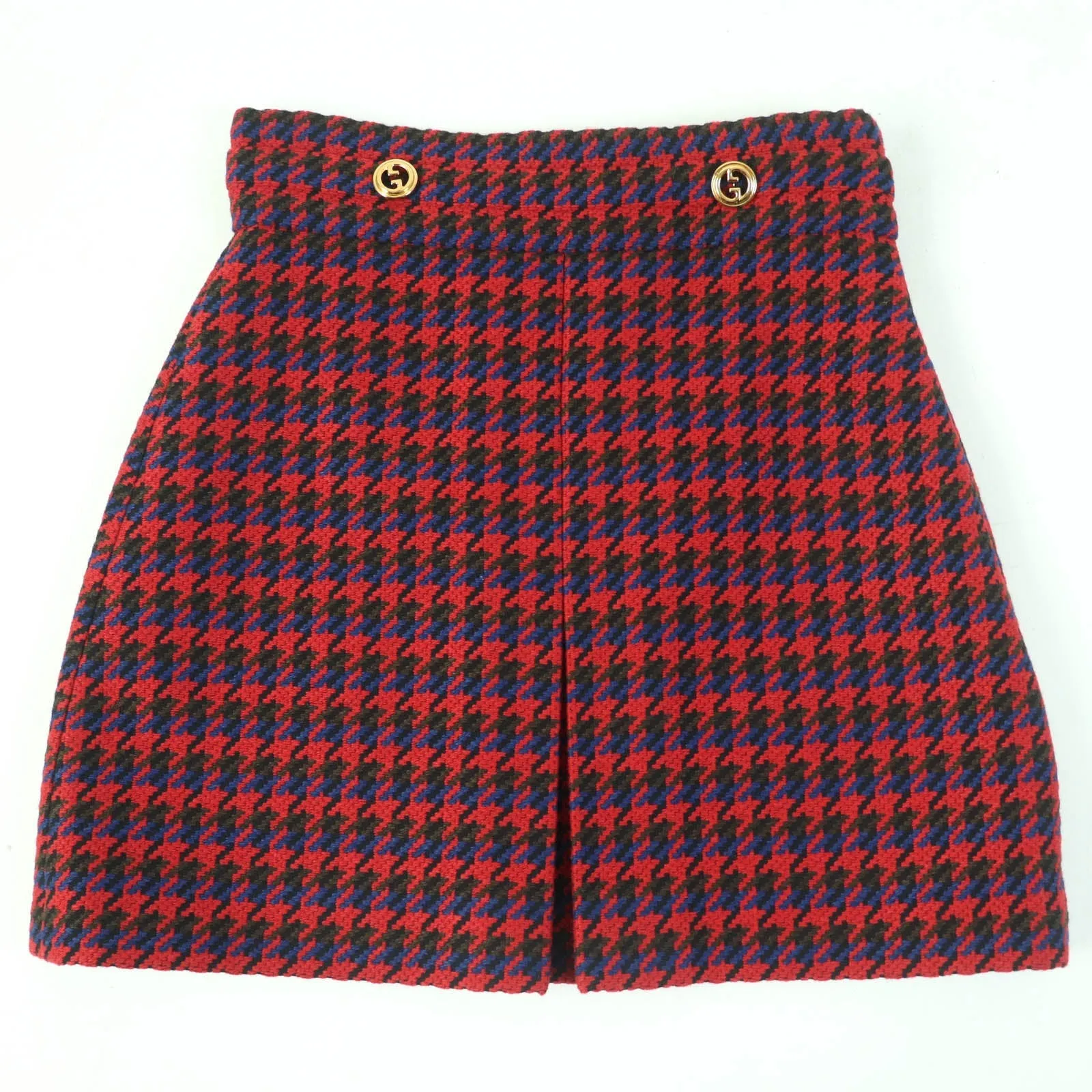GUCCI Mini skirt 643737 wool Red type 38