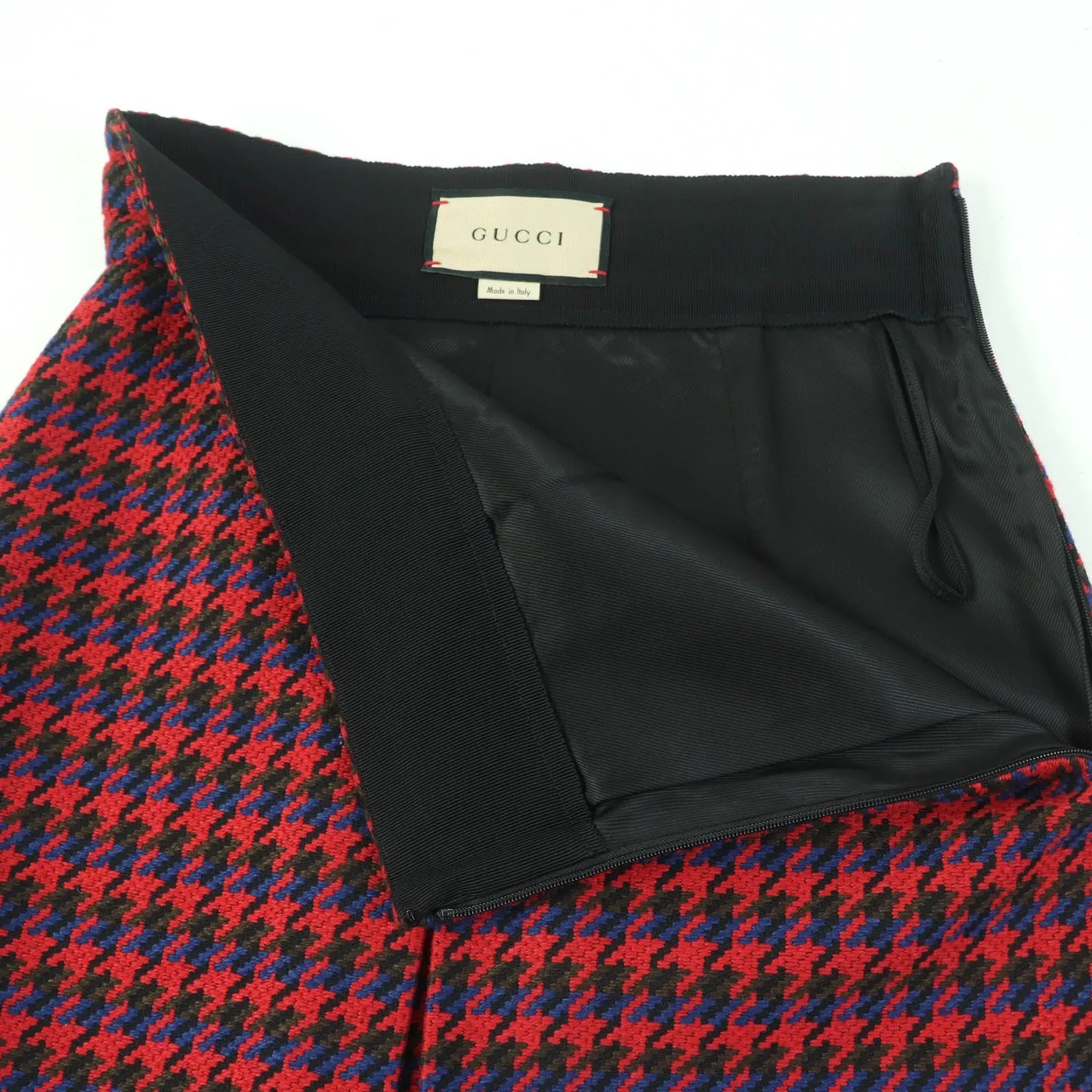 GUCCI Mini skirt 643737 wool Red type 38
