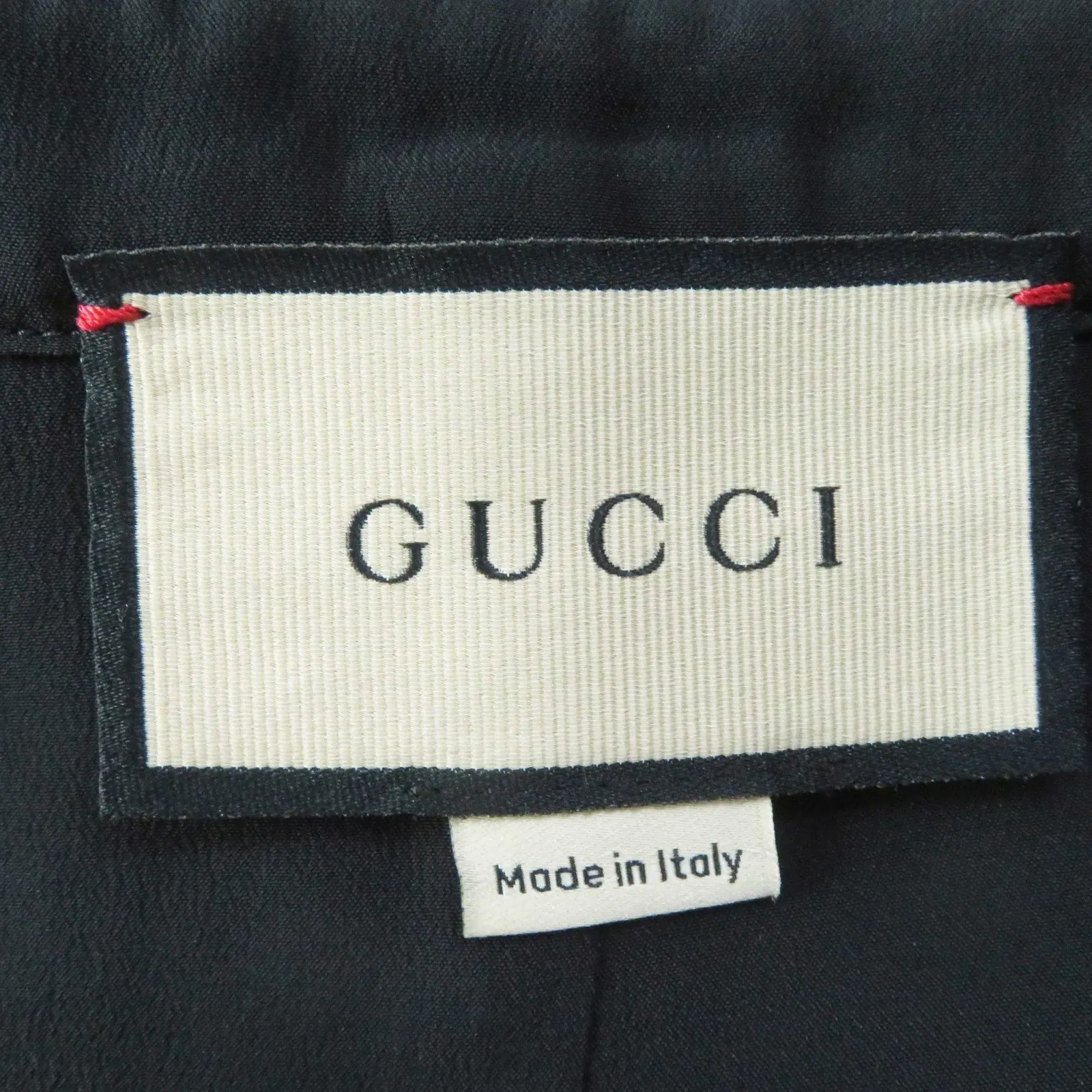 GUCCI Tweed skirt 681234 cotton dark gray black 38