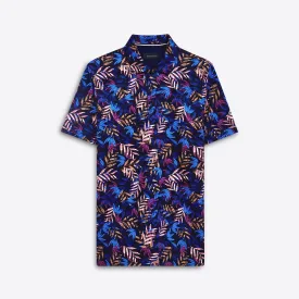 Hendrix Leaf Print Polo