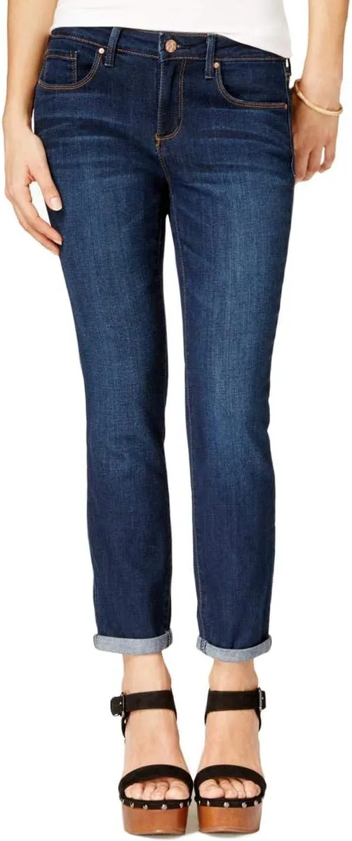 Jessica Simpson Women's Forever Roll Cuff Skinny Crop to Ankle Jean