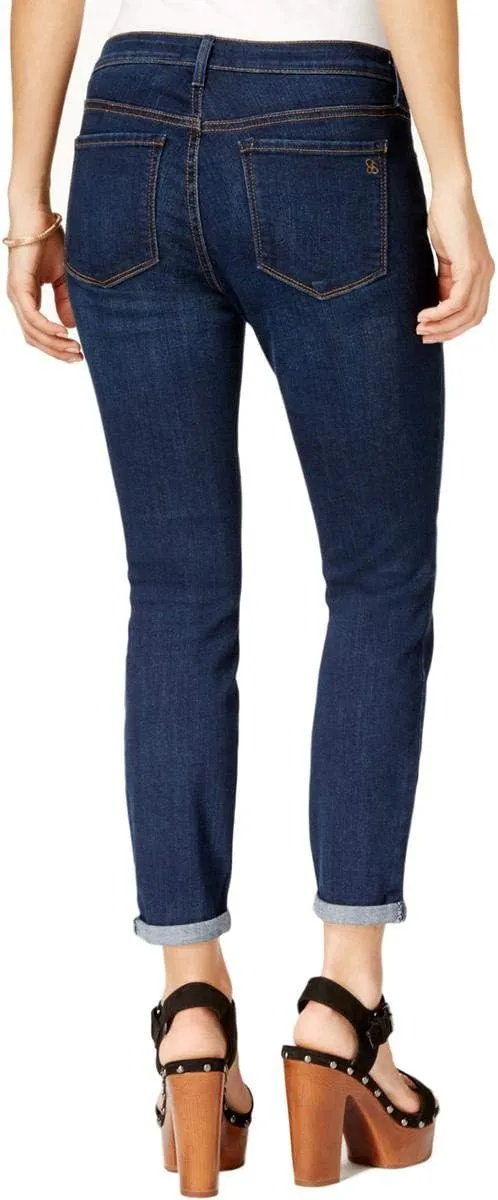 Jessica Simpson Women's Forever Roll Cuff Skinny Crop to Ankle Jean