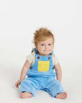 Kid's Overall (Blue Poppy/Yellow)