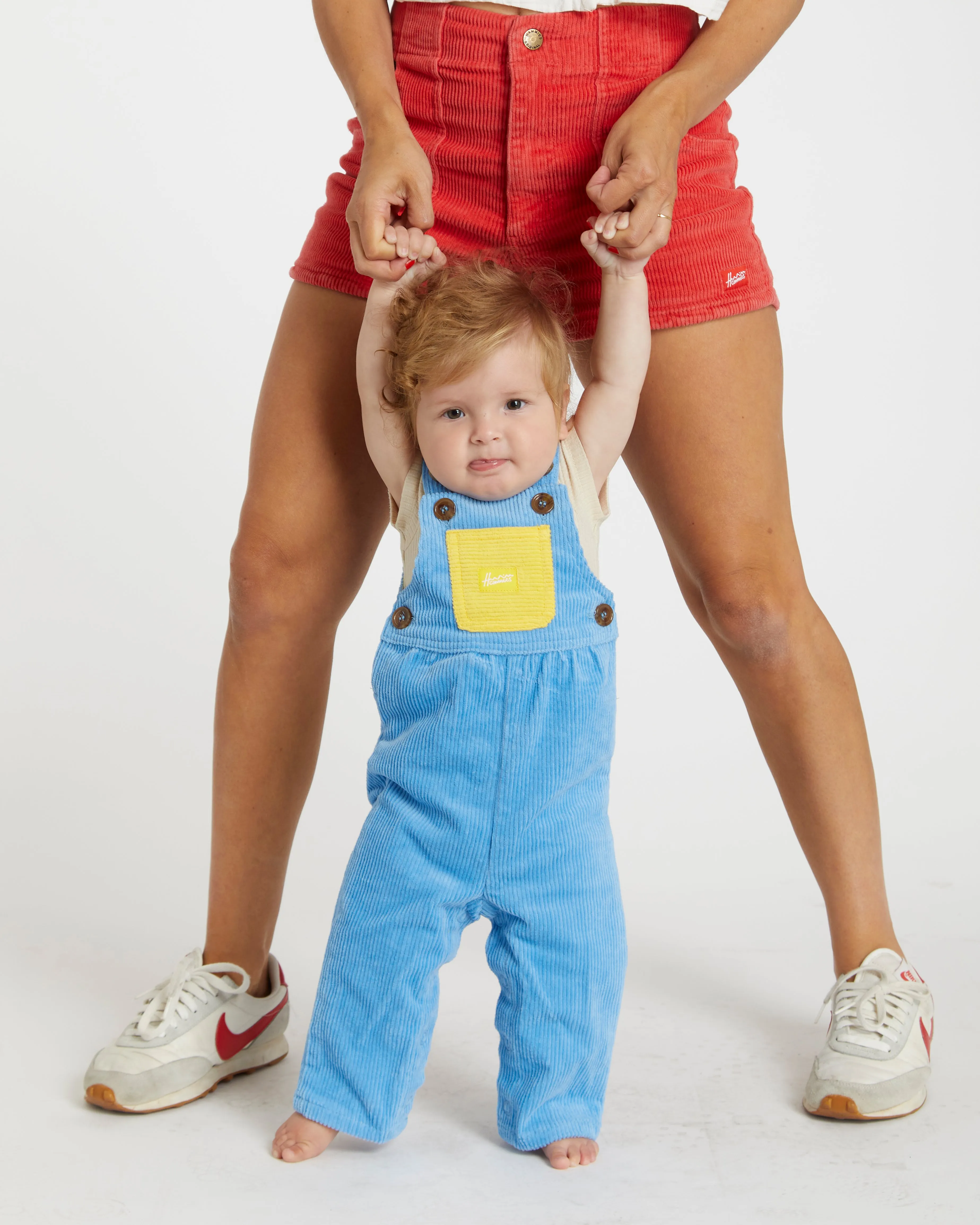 Kid's Overall (Blue Poppy/Yellow)