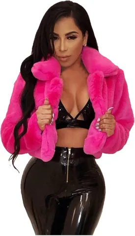 LCMTWX Trench Coat for Women 2023 Furry Women Long Jacket Faux Sleeve Short Warm Women's Coat Cropped Jacket Puffer