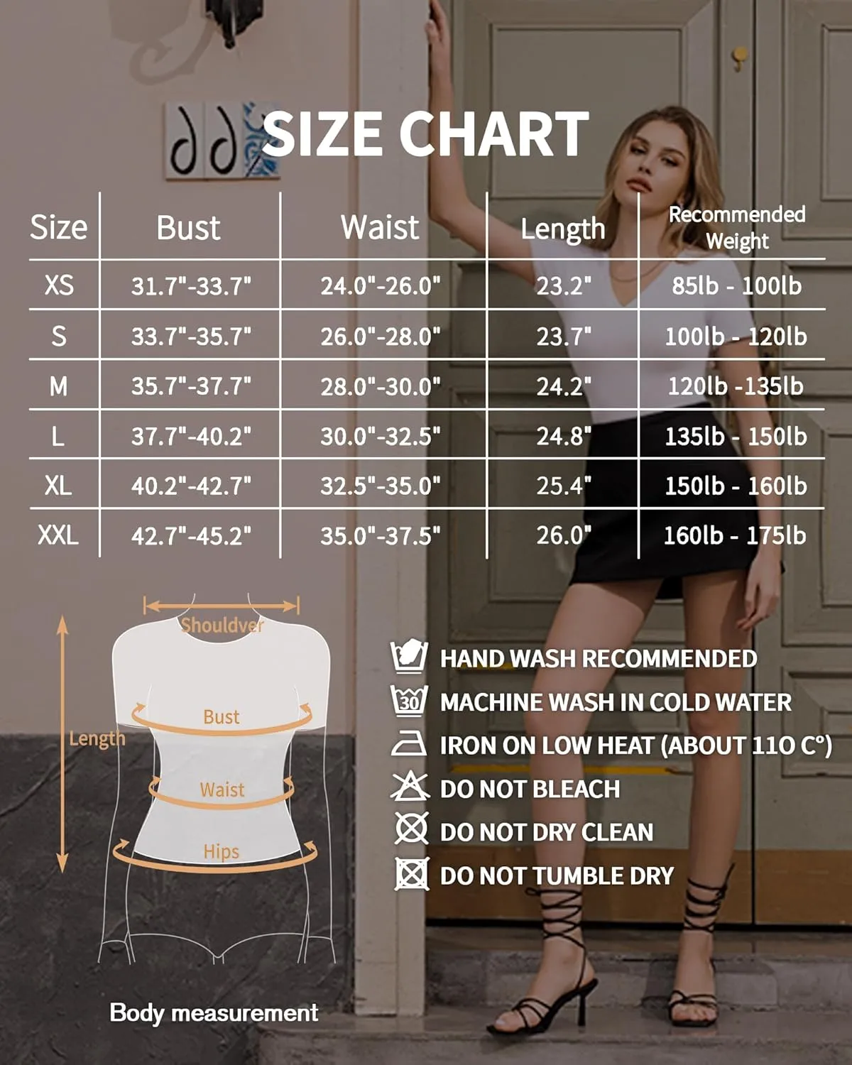 MANGOPOP Womens Deep V Neck Short Sleeve Slim Fit T Shirt Tops Tee