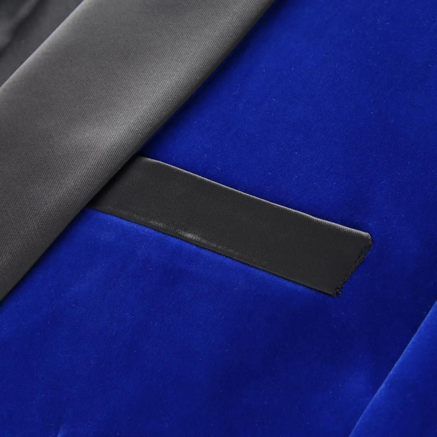 Mens Velvet Blazer Slim Fit Tuxedo Suits Jacket Shawl Collar Solid Jacket Wedding Dinner Prom One Button Blazer Jacket