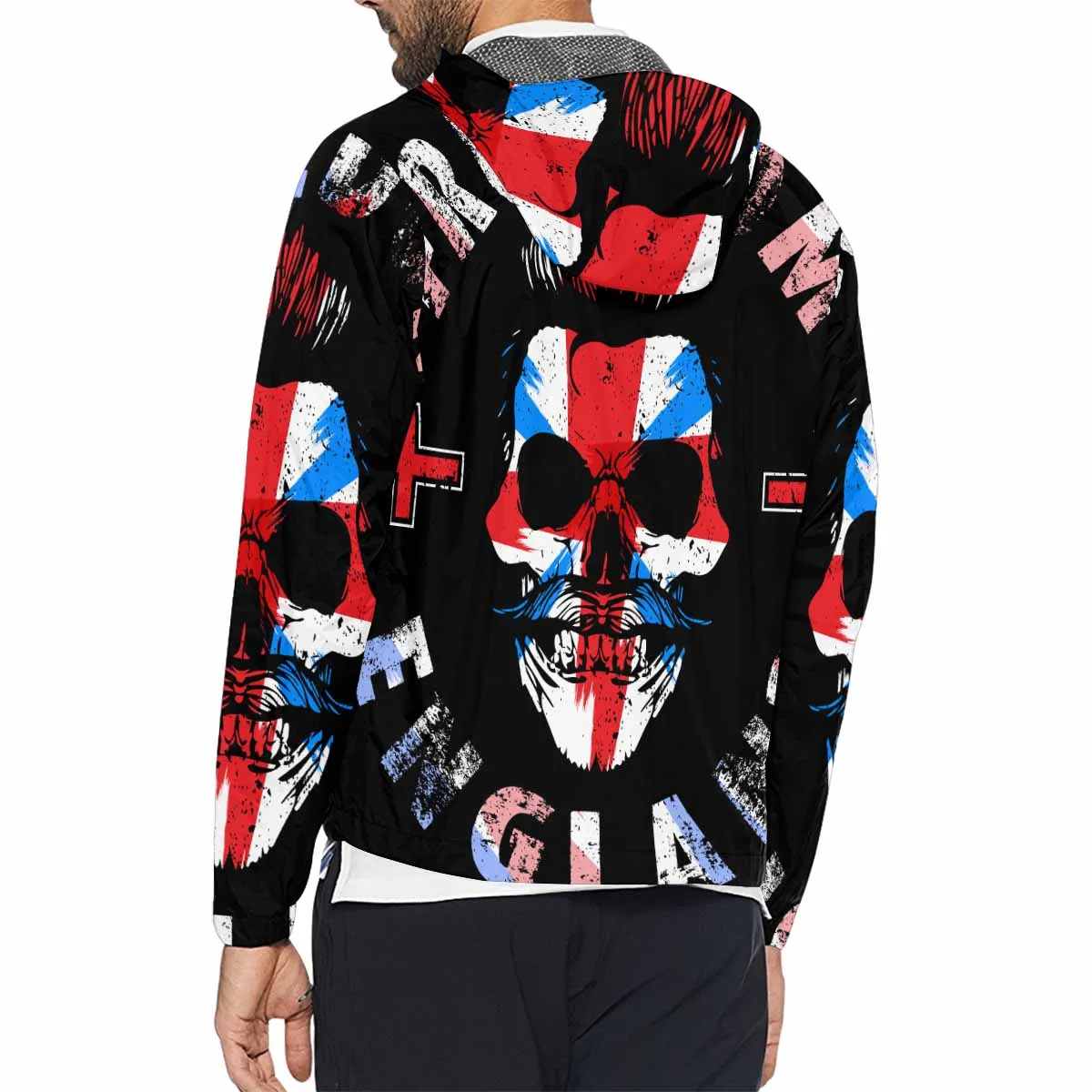 Men's Windbreaker printed freedom england
