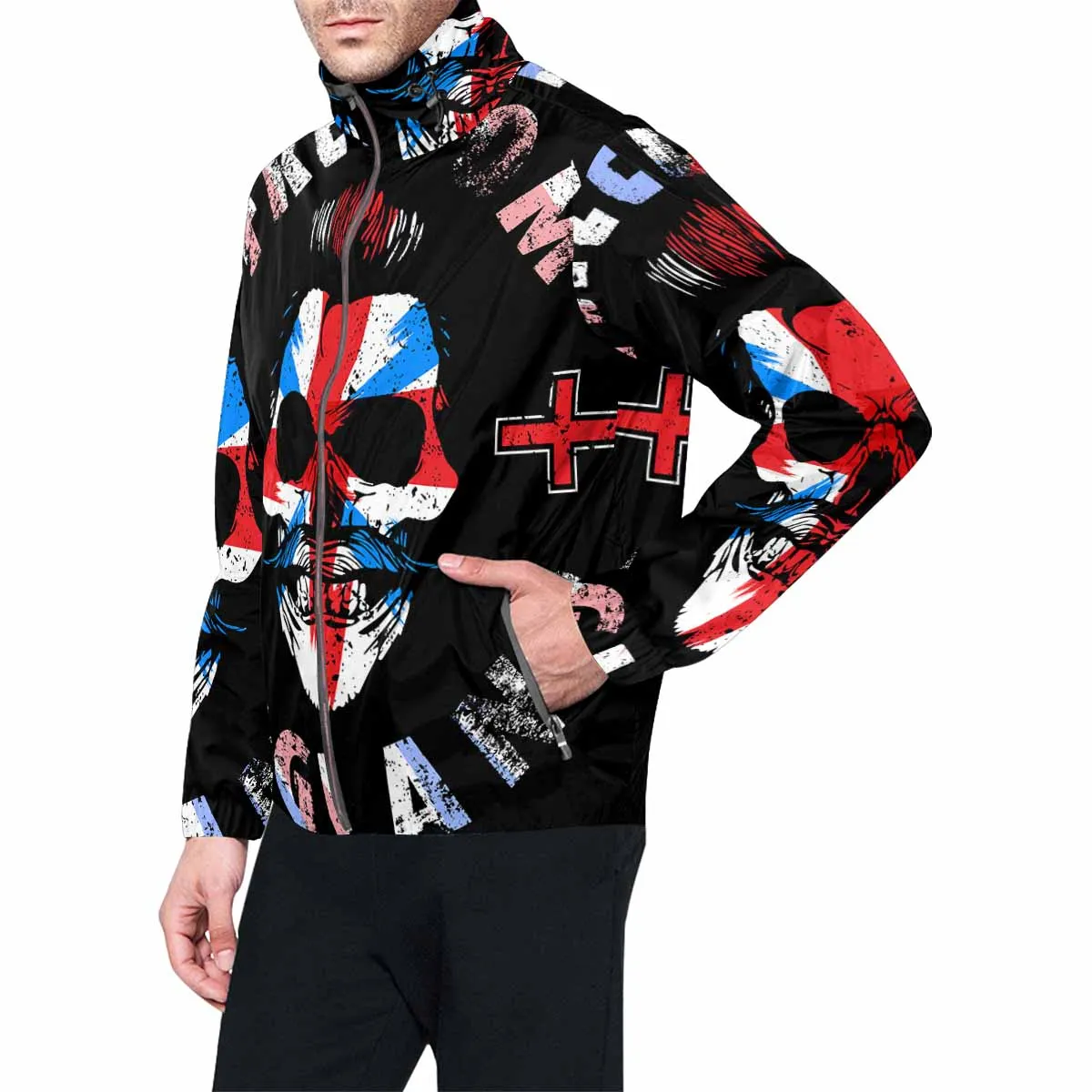 Men's Windbreaker printed freedom england