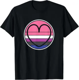 Neutral Heart Non Binary Genderless - Pride Gender Fluid T-Shirt
