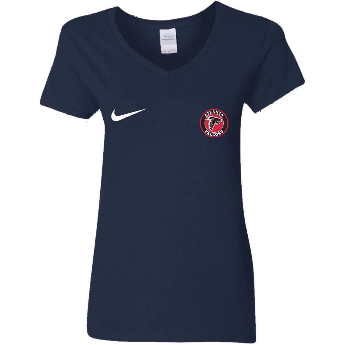 Nike Atlanta Falcons Nfl Football Women V-Neck T-Shirt